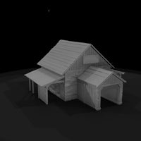 stone-house-3d-model — thumbnail 7