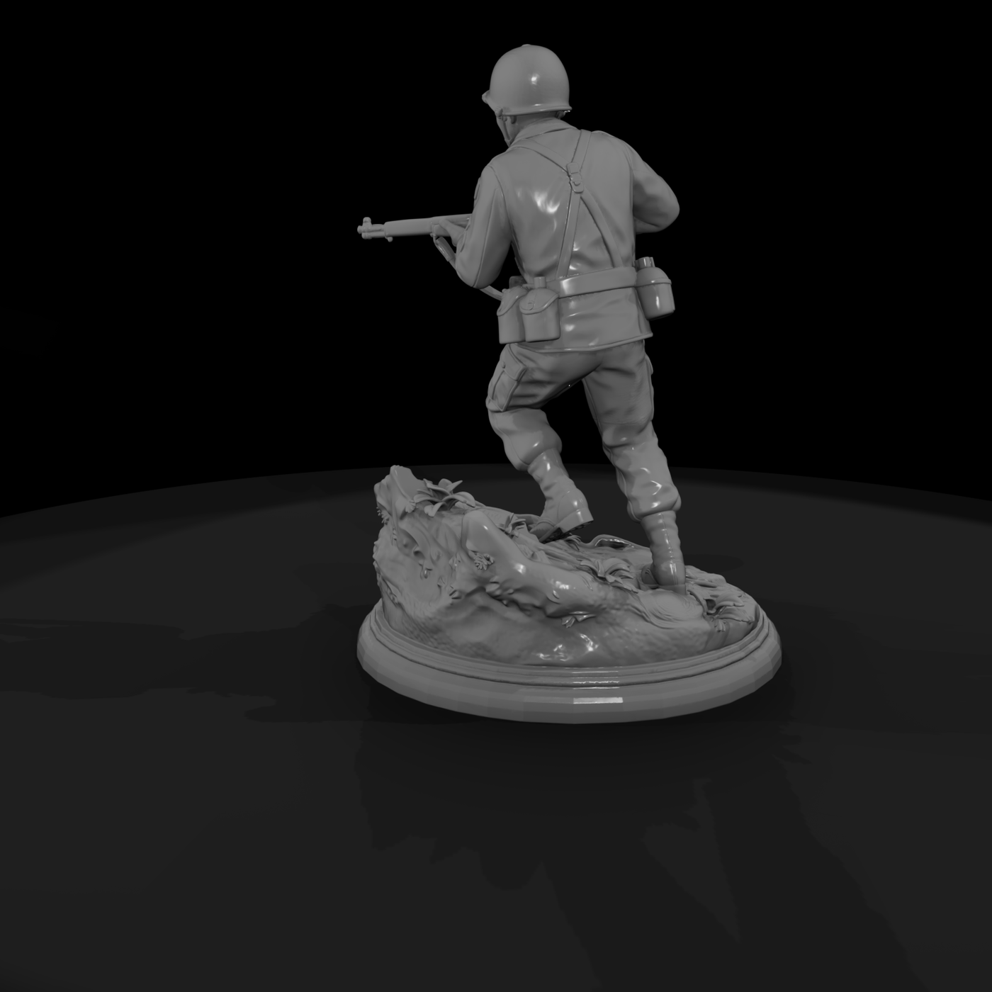 Ww2H 055 United States 442Nd Rct Rifleman