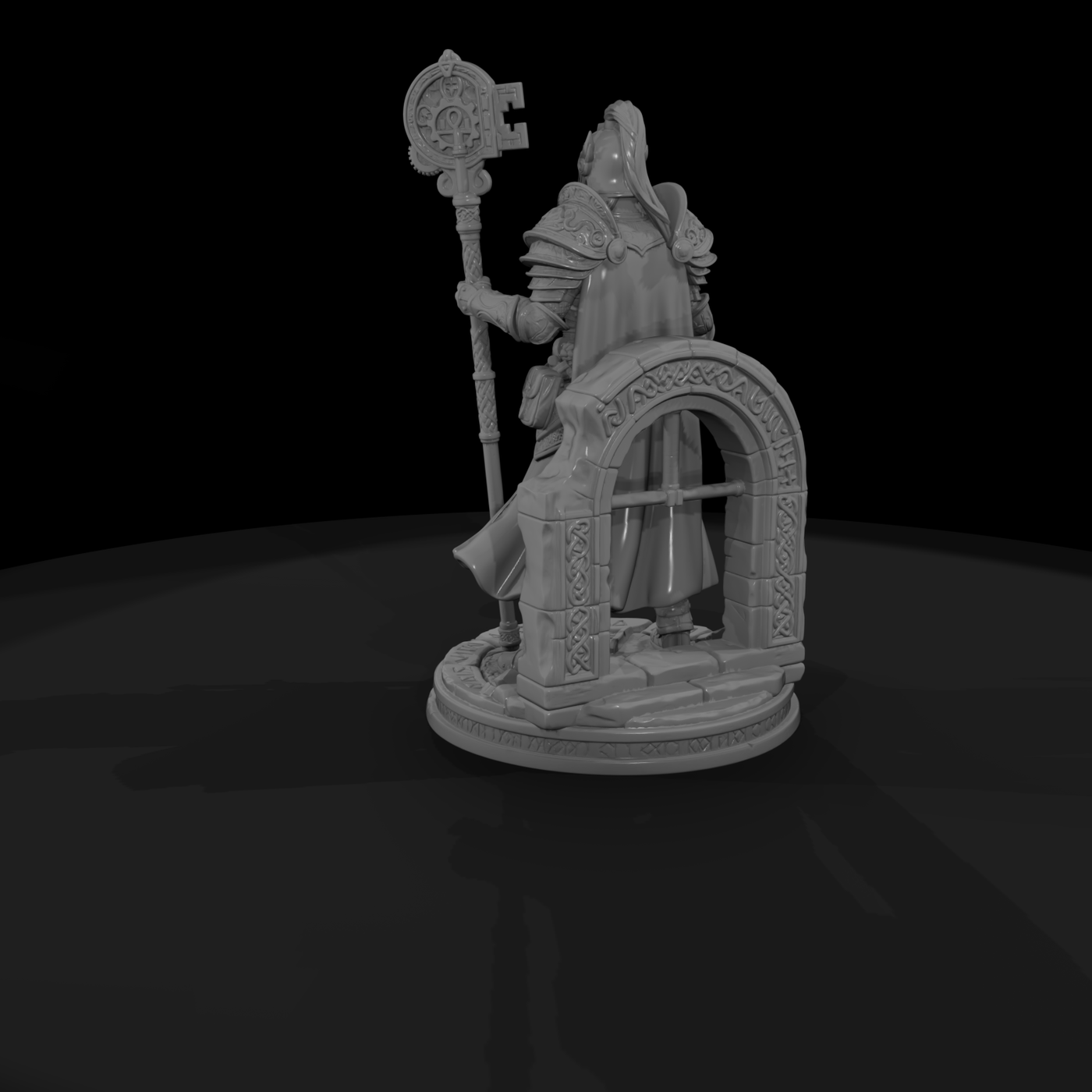 Poparc 0085 Tomb Gate Guardian Alternate Pose