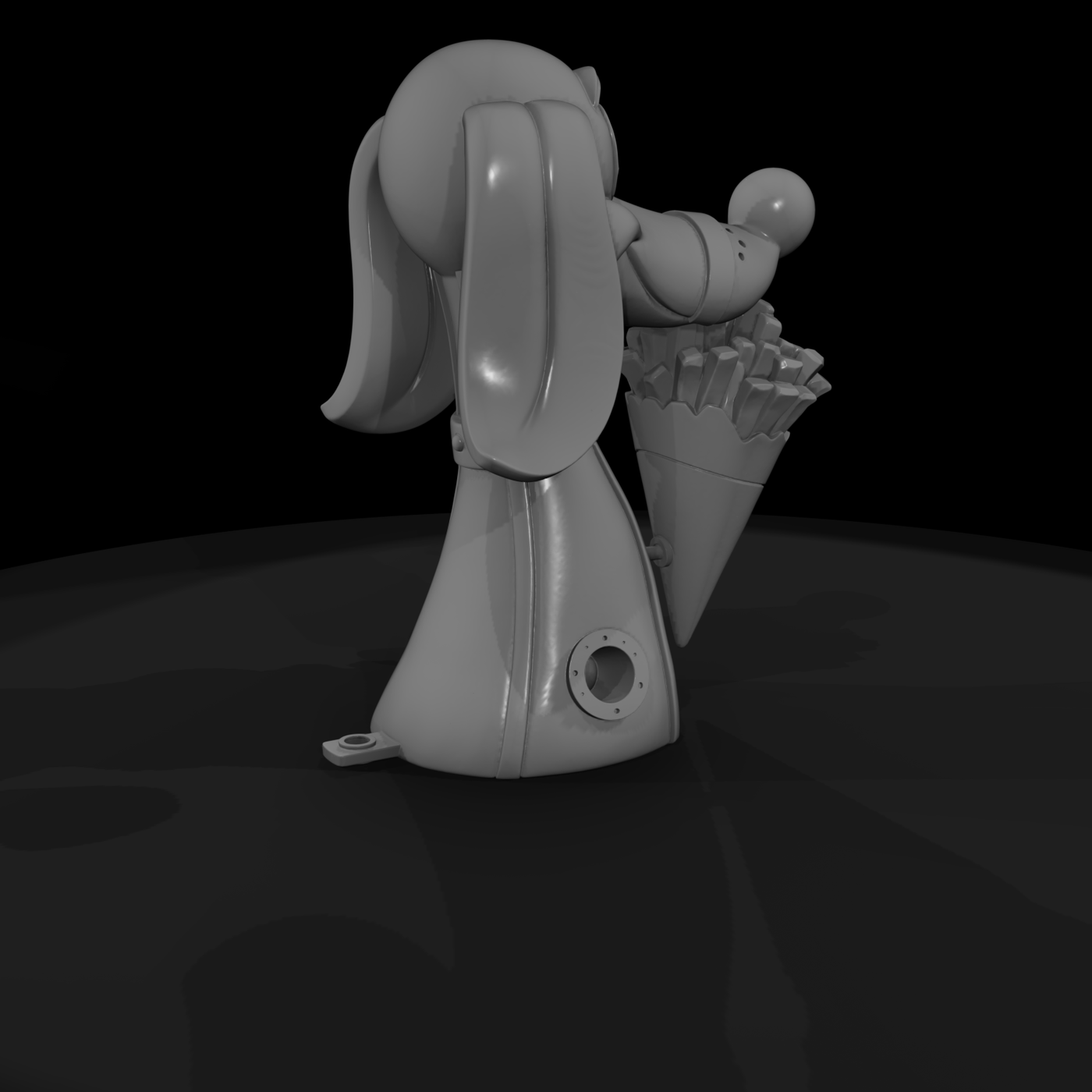Fry Pup — Stylized Dog French Fry
