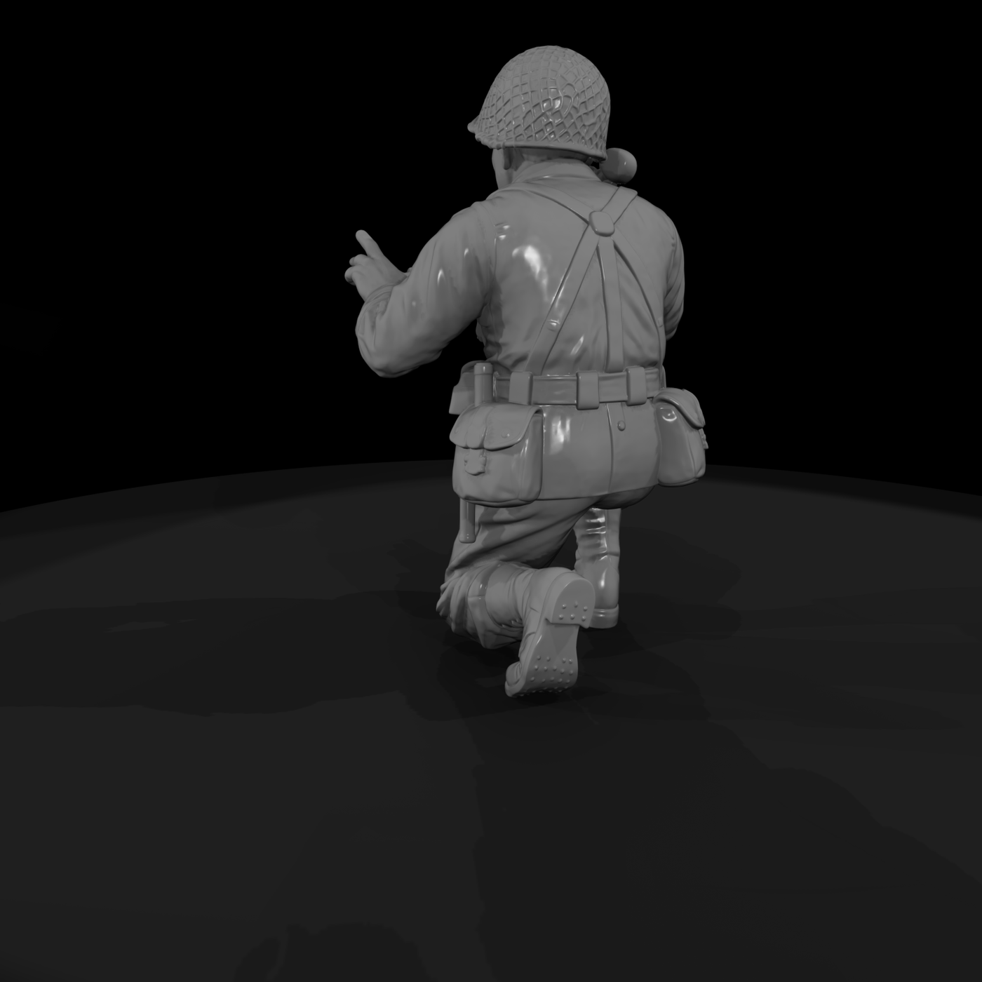 Ww2 Army 077 Wwii U S Army Radio Operator Figure