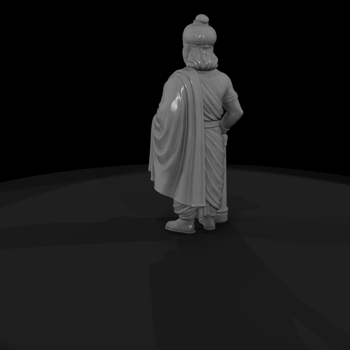 Hist 0057 Historical Ashoka Miniature Figure