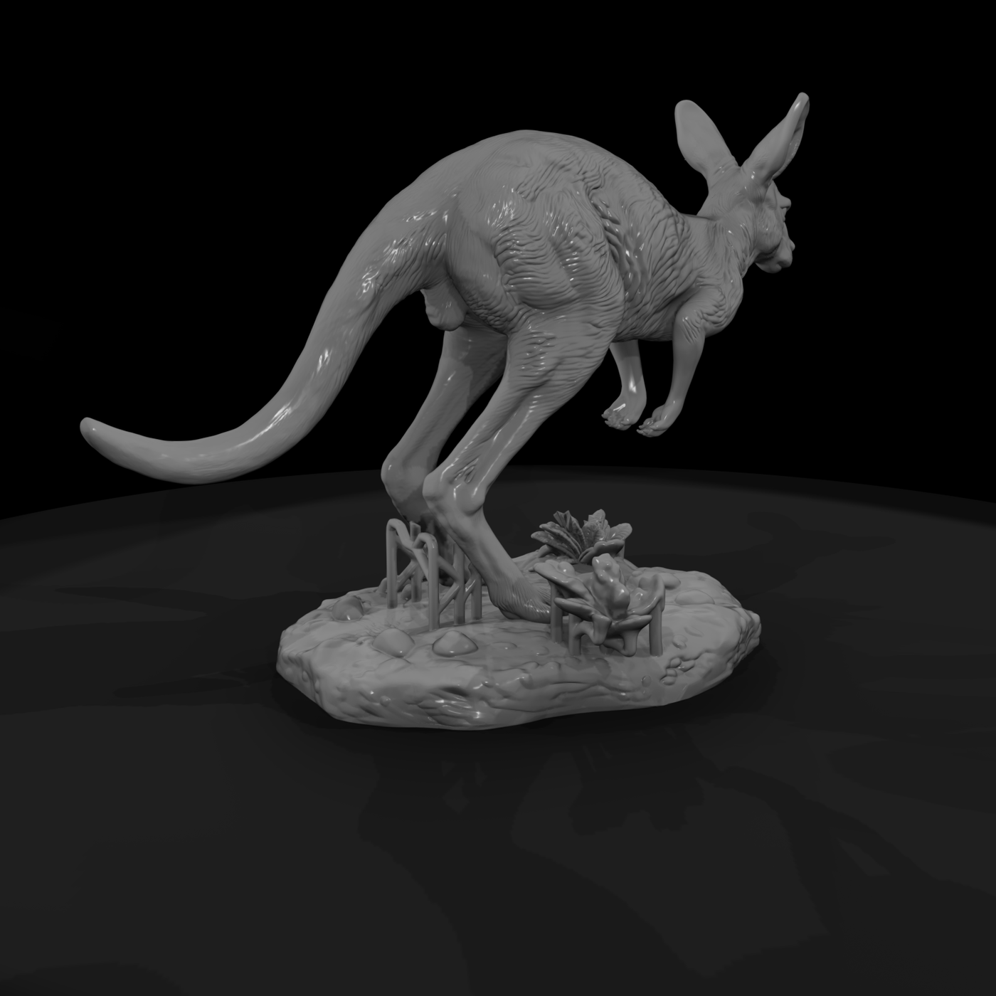 Red Kangaroo Mid-Hop