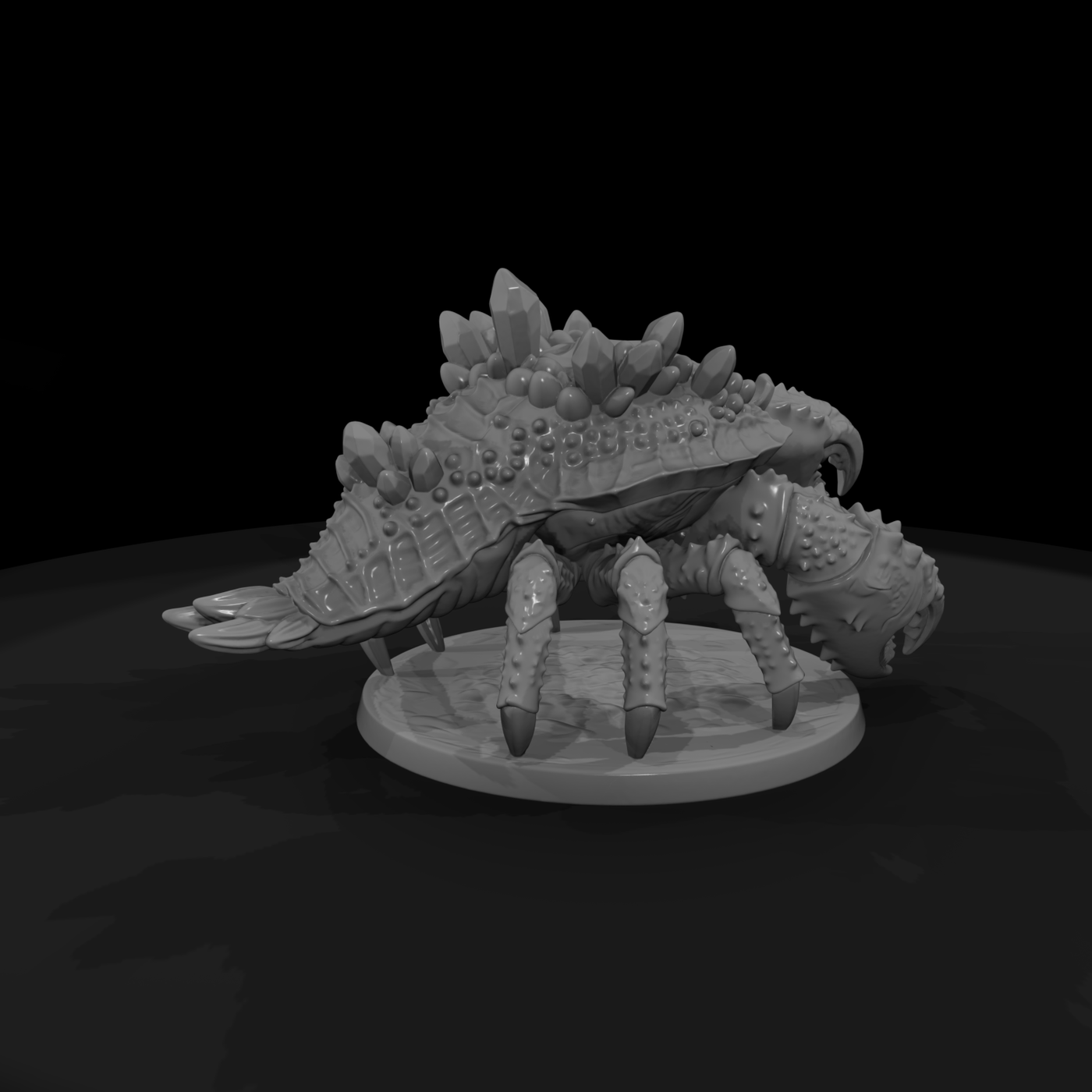 Stylized Fantasy Giant Crystal Crab Miniature Cfnt