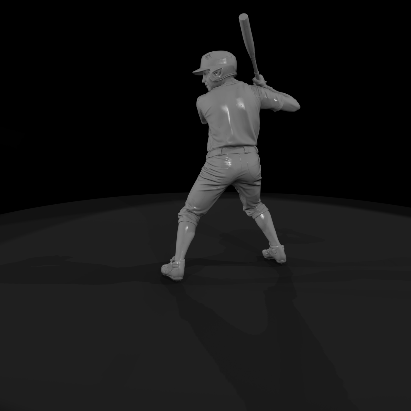 0078 Sports Baseball Batter Stance