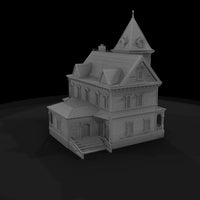 matte_3d_victorian_mansion_architectural_model — thumbnail 5
