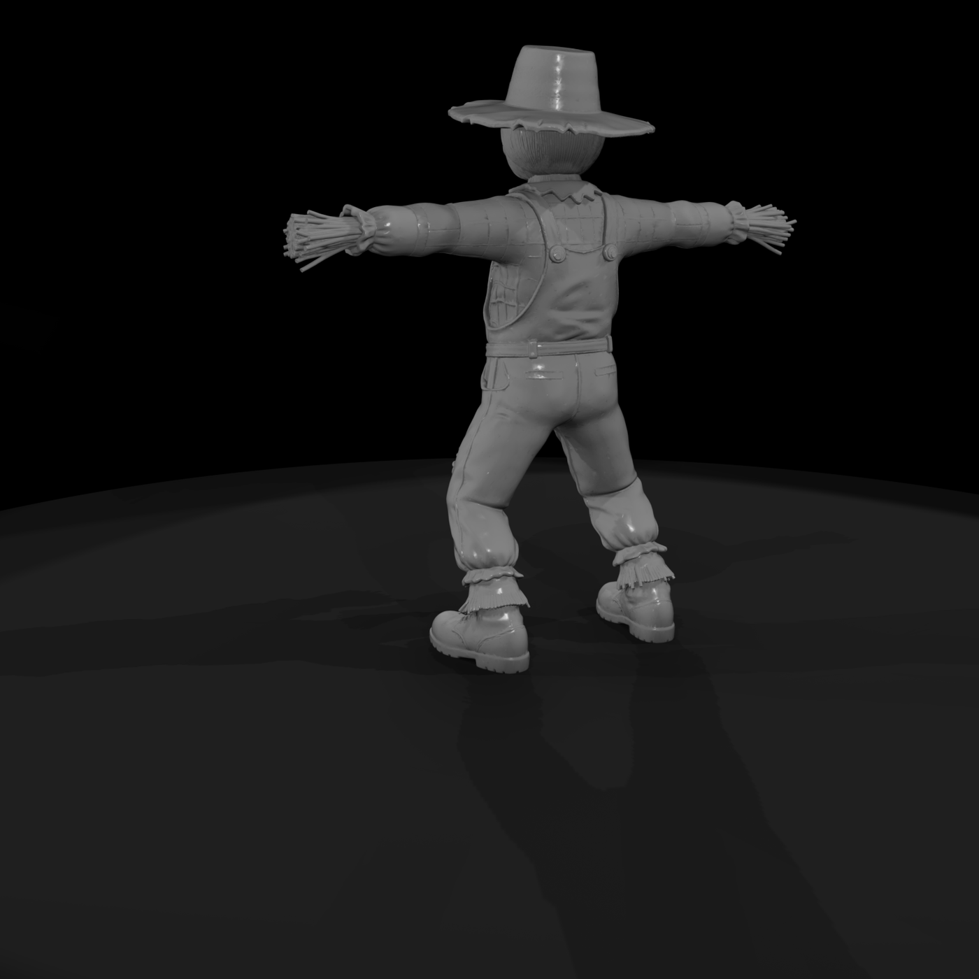 0221 Holiday Scarecrow Straw