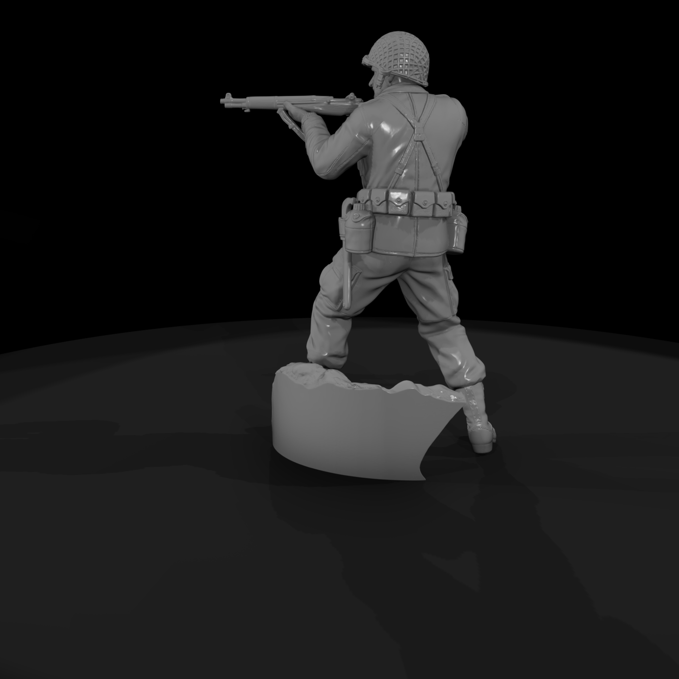 Ww2H 025 United States Paratrooper Bastogne