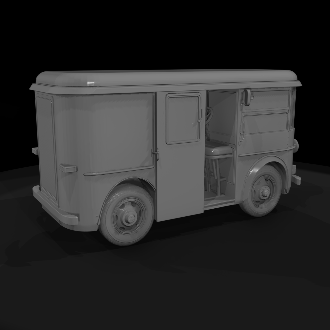 Retro Delivery Van