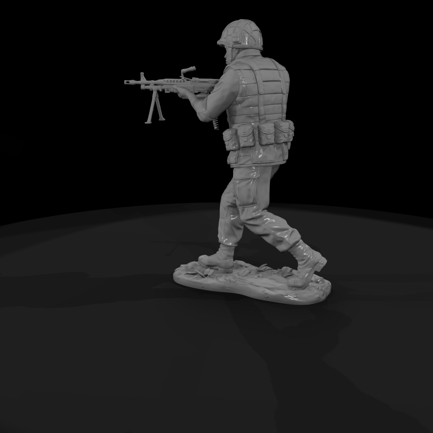 Vnh 038 United States Marine M60 Gunner