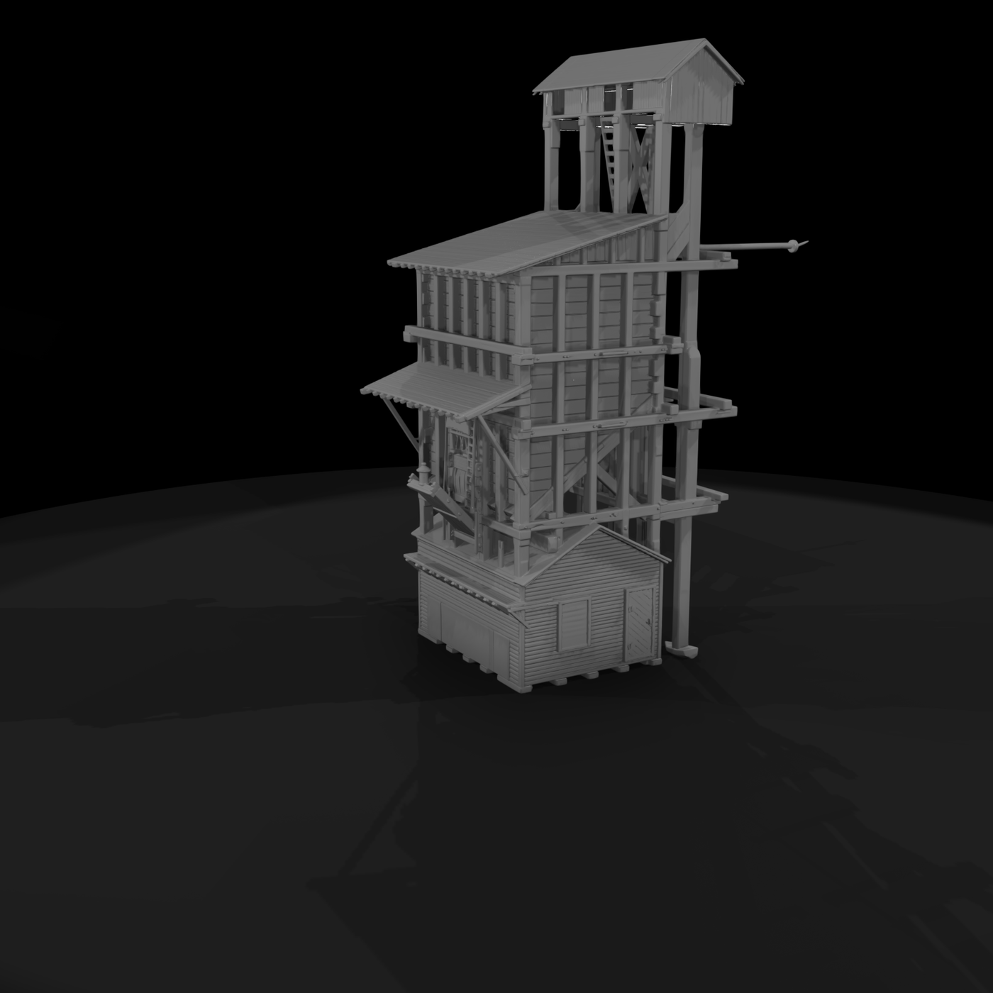 20260612 Wooden Railroad Coal Tower F1Ce776Cdc