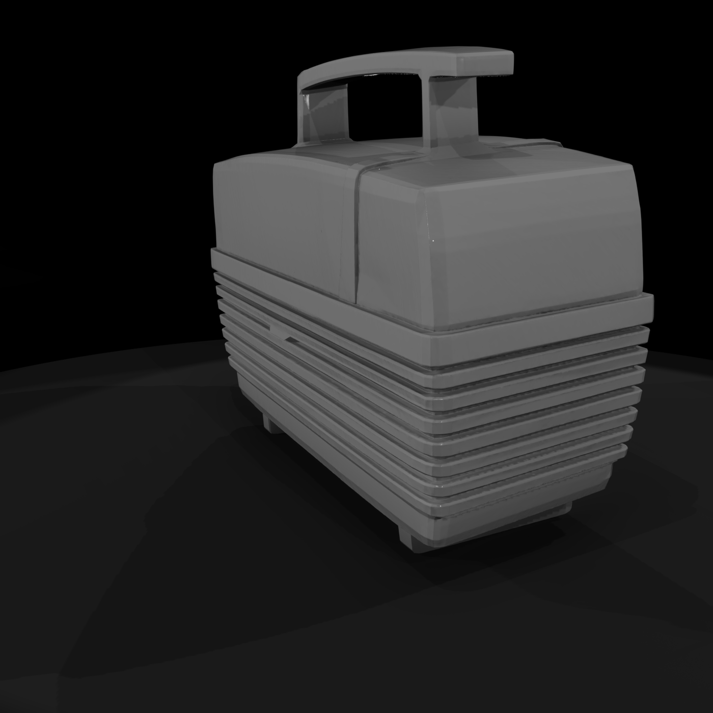 Retro Portable Amplifier Prop