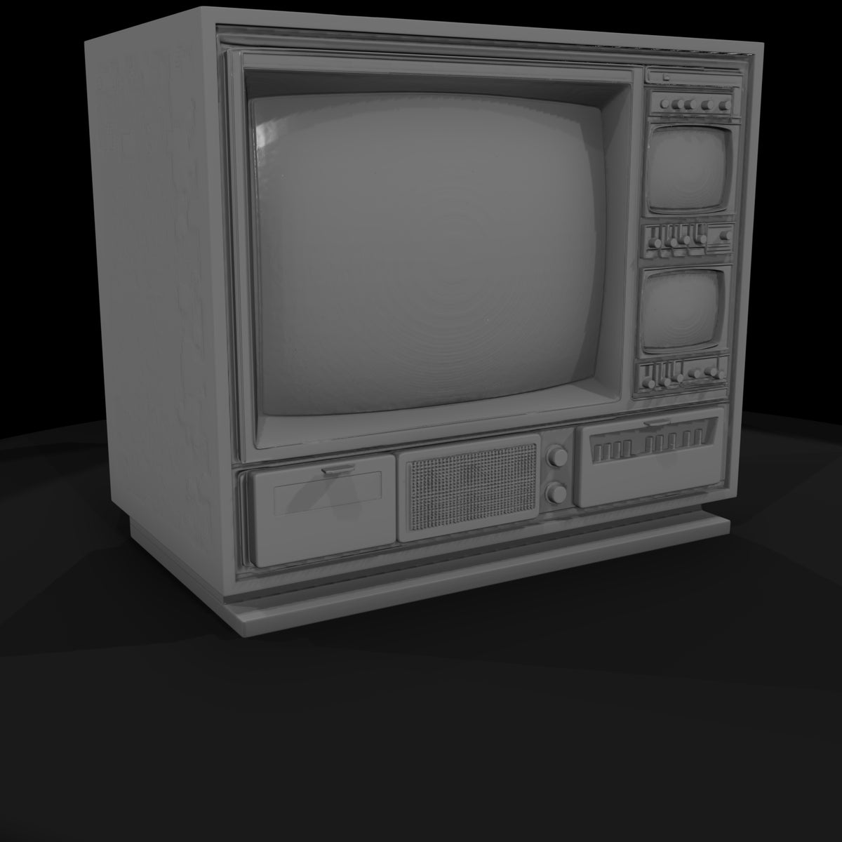 retro_dual_screen_crt_television_3d_model