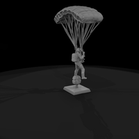 Paratrooper Under Open Canopy — thumbnail 6