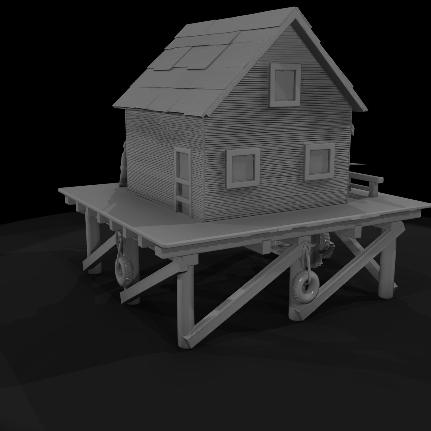 fishing-pier-shack-3d-printable-diorama-building-672387