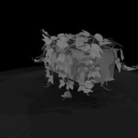 stylized-monochrome-trailing-ivy-planter-3d-model — thumbnail 5
