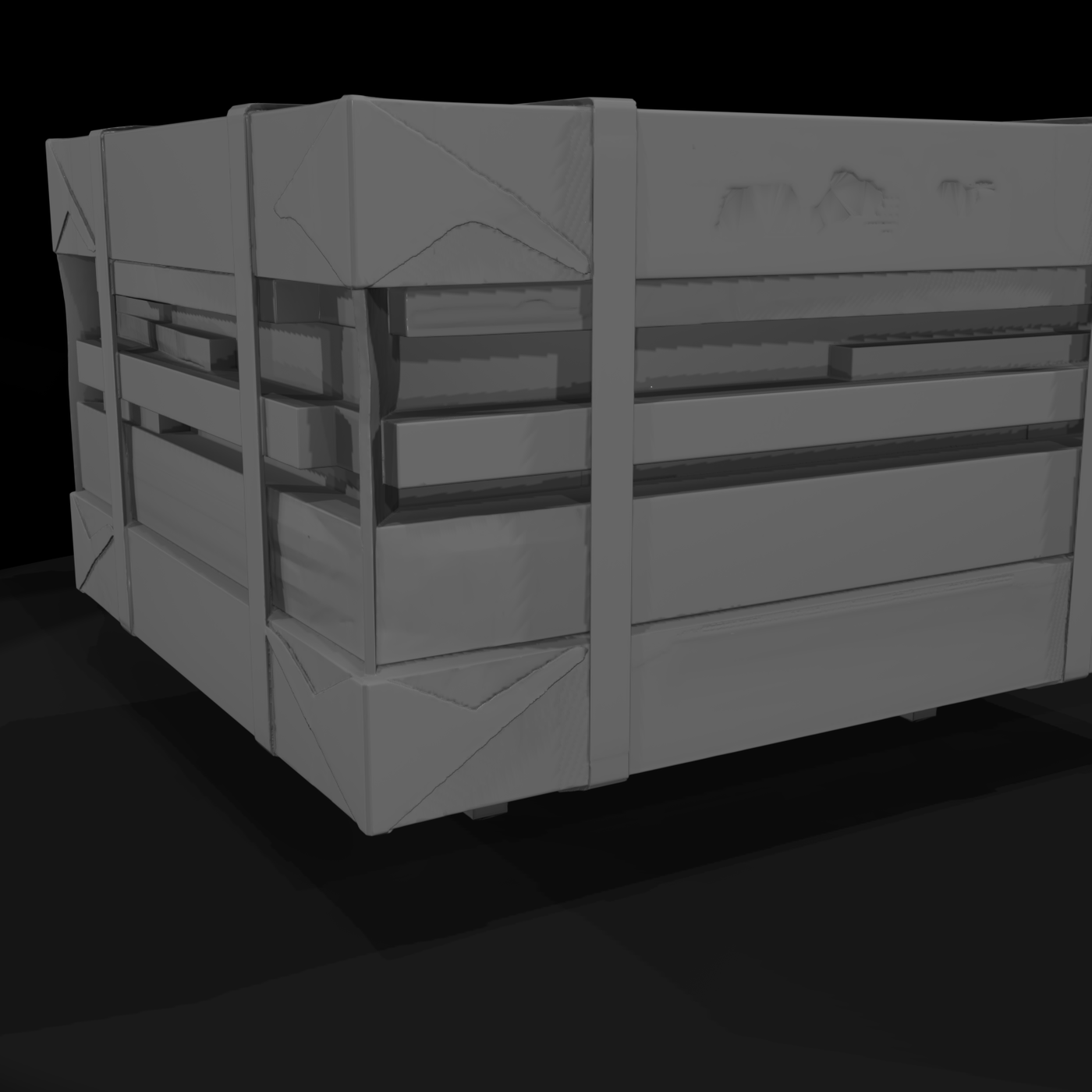 Stacked Shipping Crates — Bundle