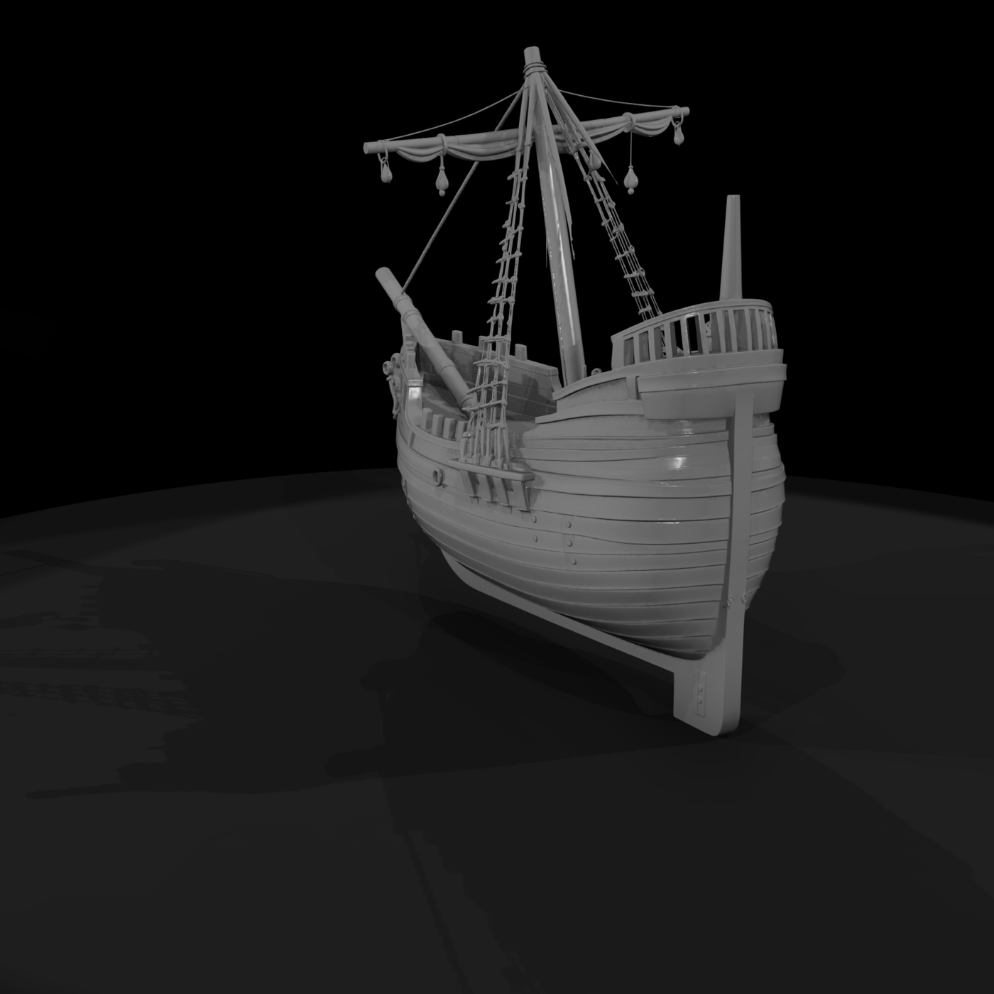Medieval Sailing Ship