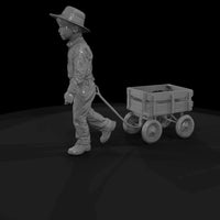 amish-wooden-wagon-3d-model — thumbnail 7