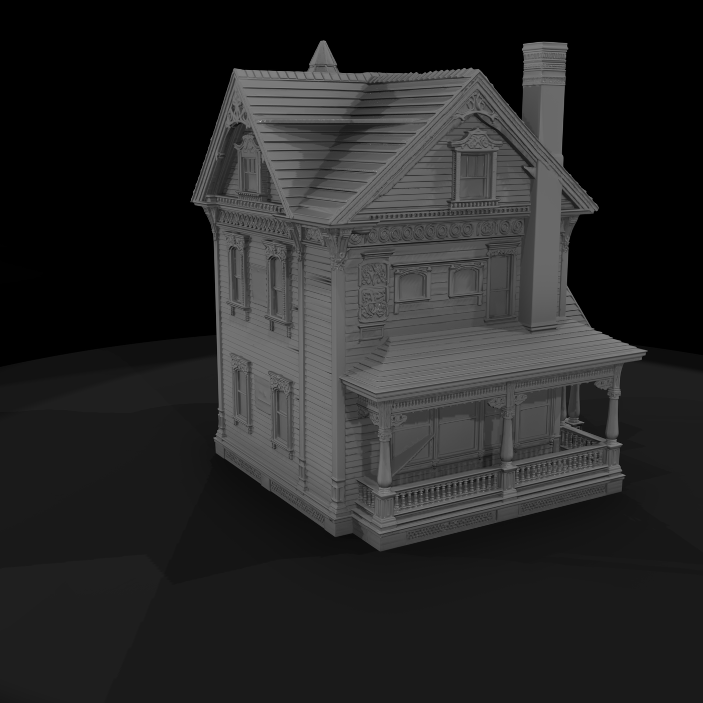 Queen Anne Victorian House — Exterior