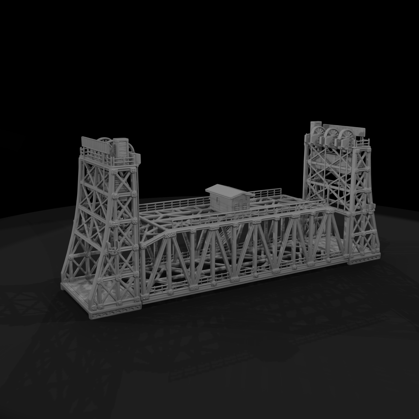 20260612 Truss Lift Bridge Model D07792Edfd