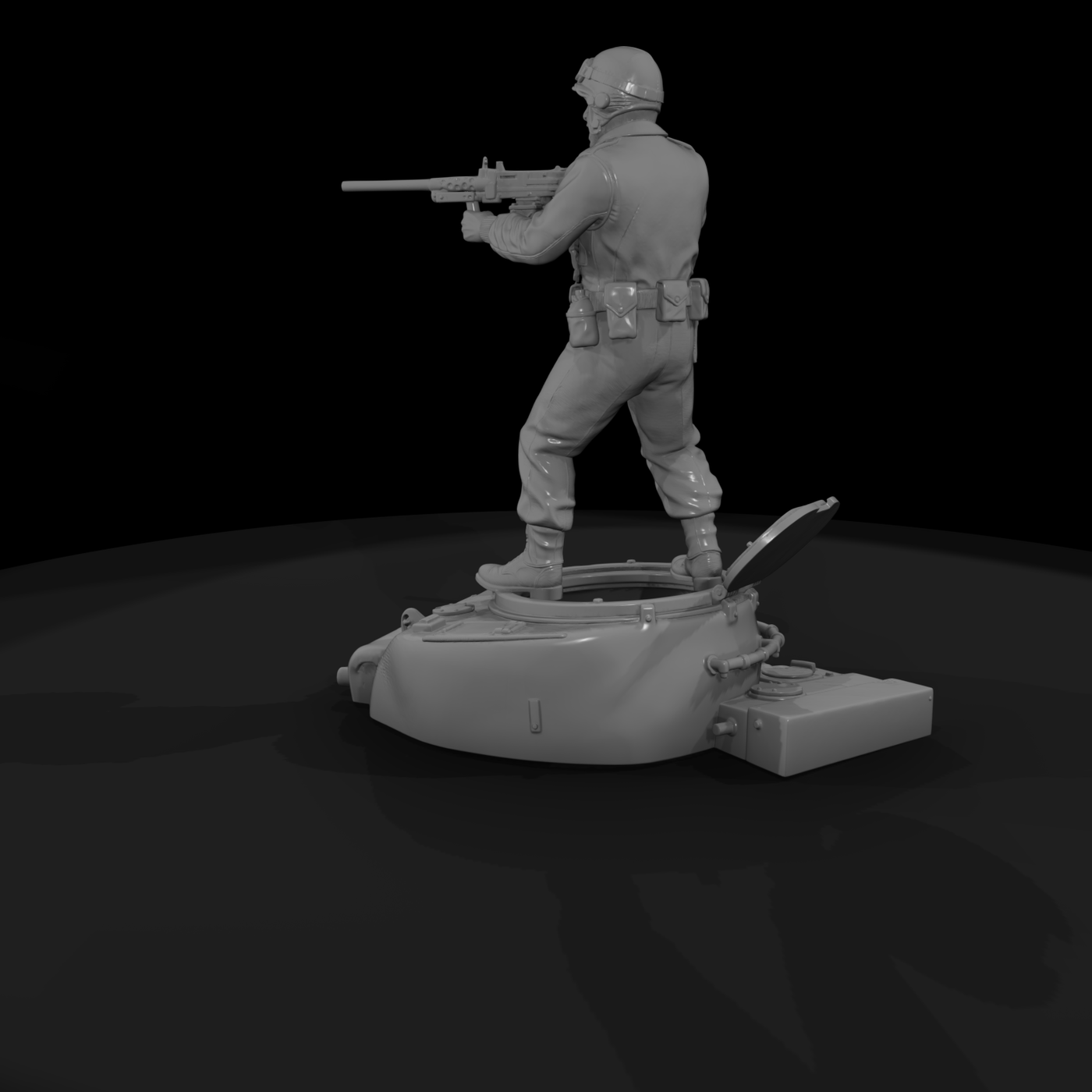 Ww2H 032 United States Sherman Tank Commander