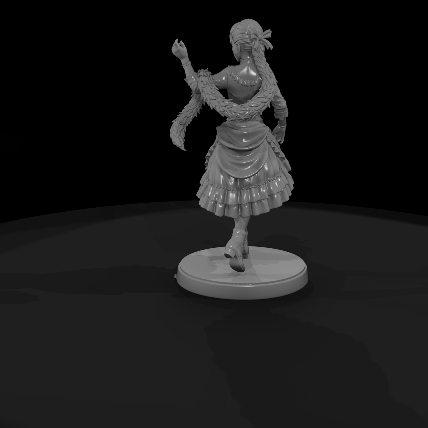 Old West Saloon Dance Hall Girl