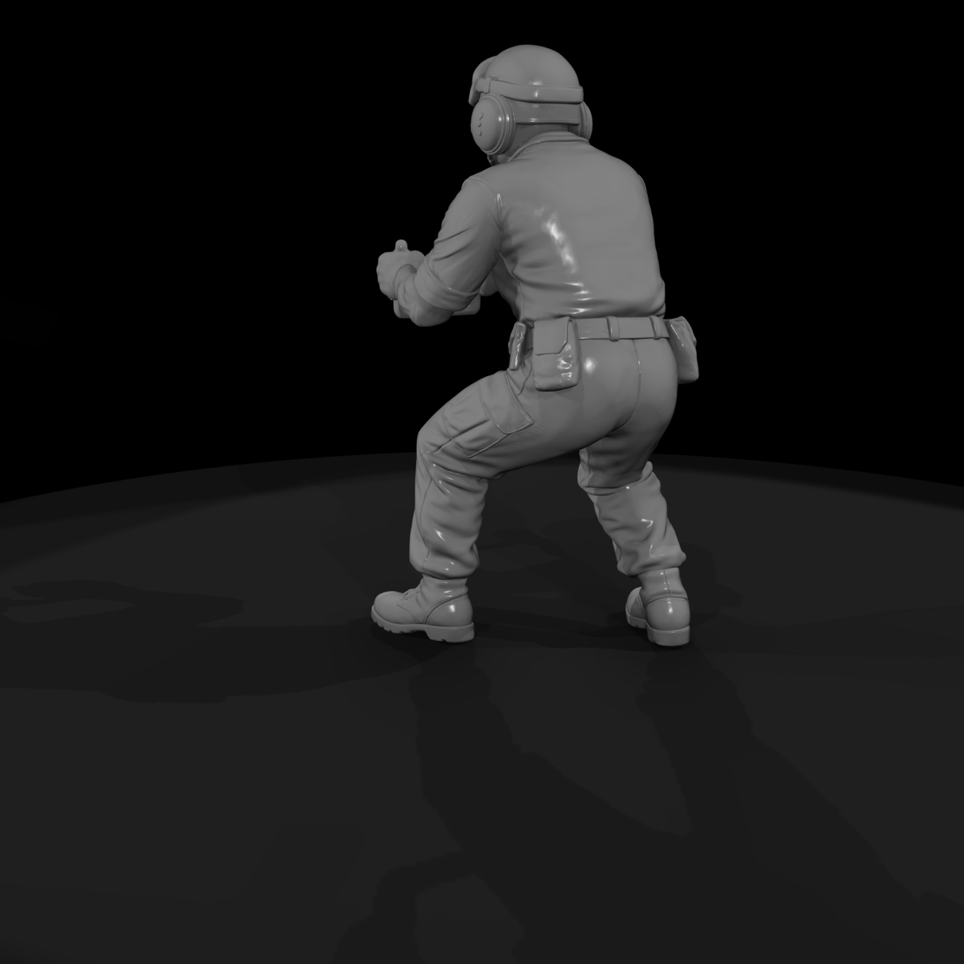 Mod Navy 019 Modern U S Navy Anti Aircraft Gunner