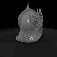 ornate-gothic-knight-helmet-fantasy-miniature-diorama-prop-113555 — thumbnail 6
