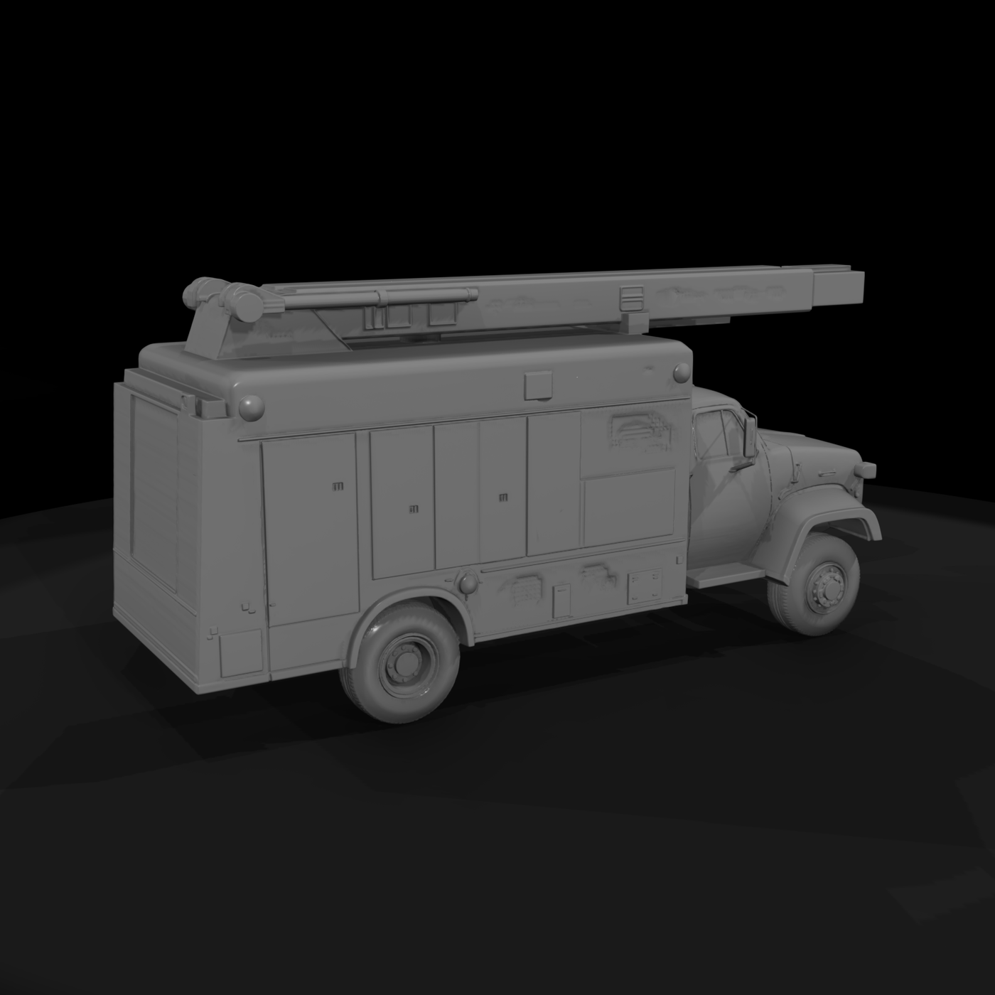 Vintage GMC Utility Boom Truck