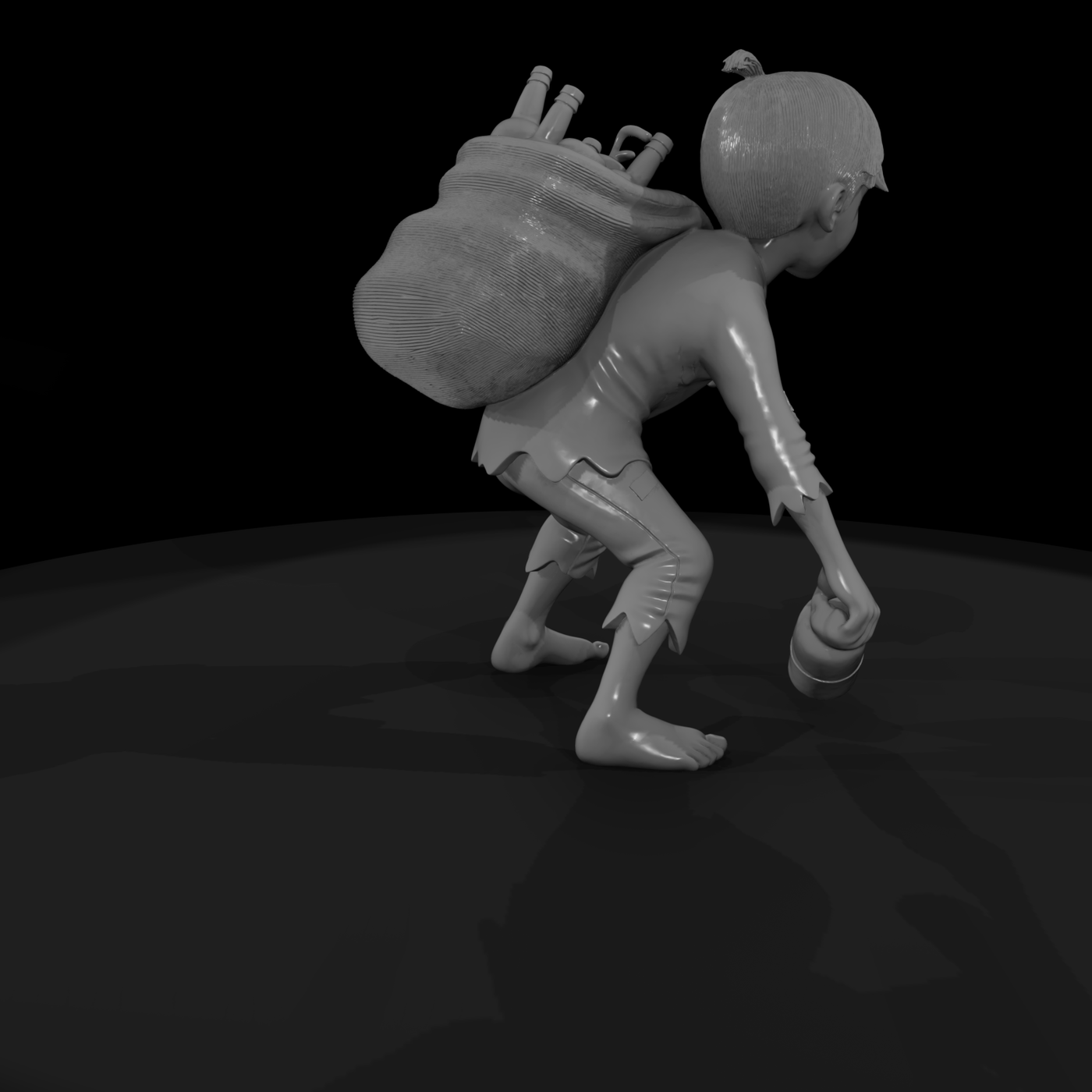 Stylized Scavenger Boy
