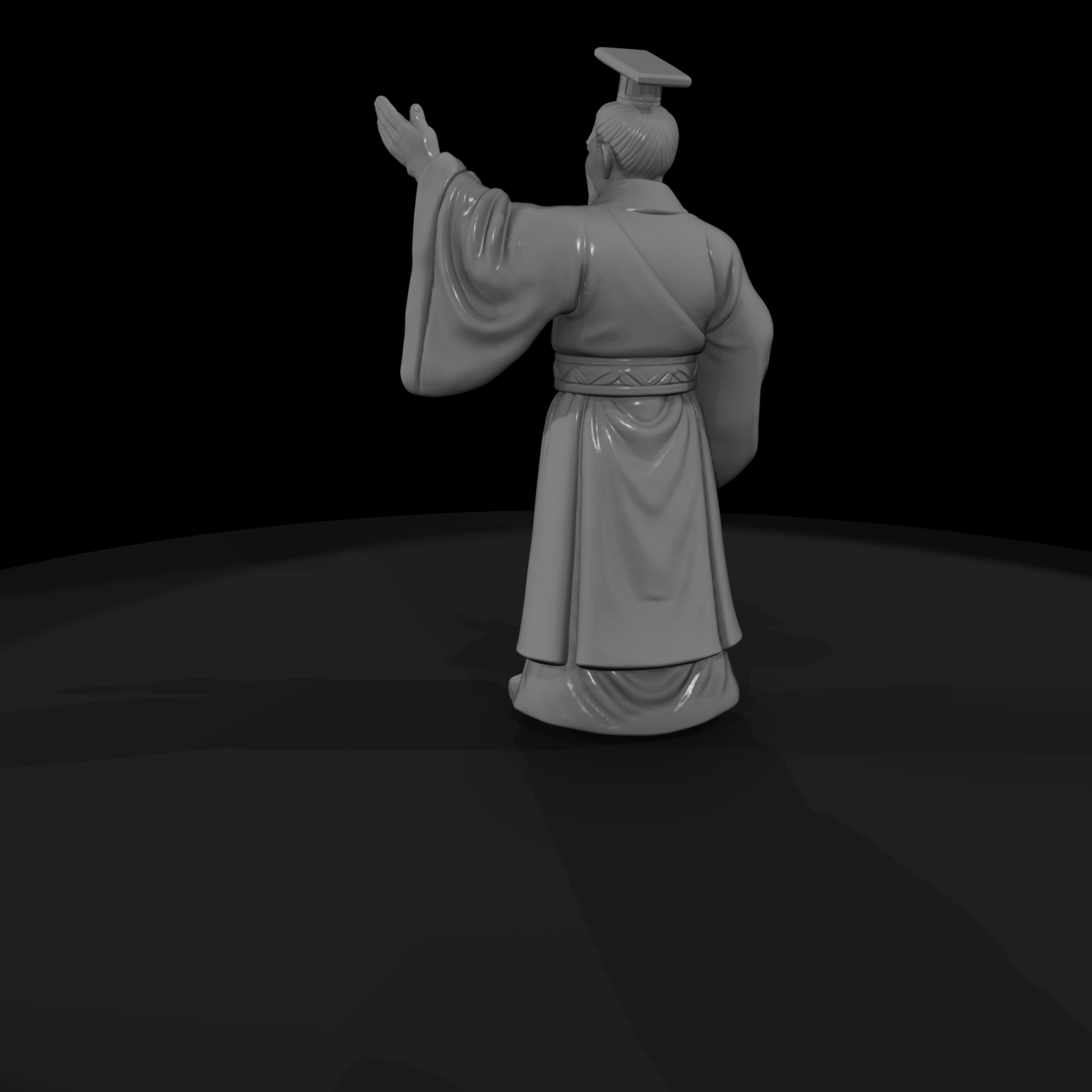 Hist 0053 Historical Han Wudi Miniature Figure