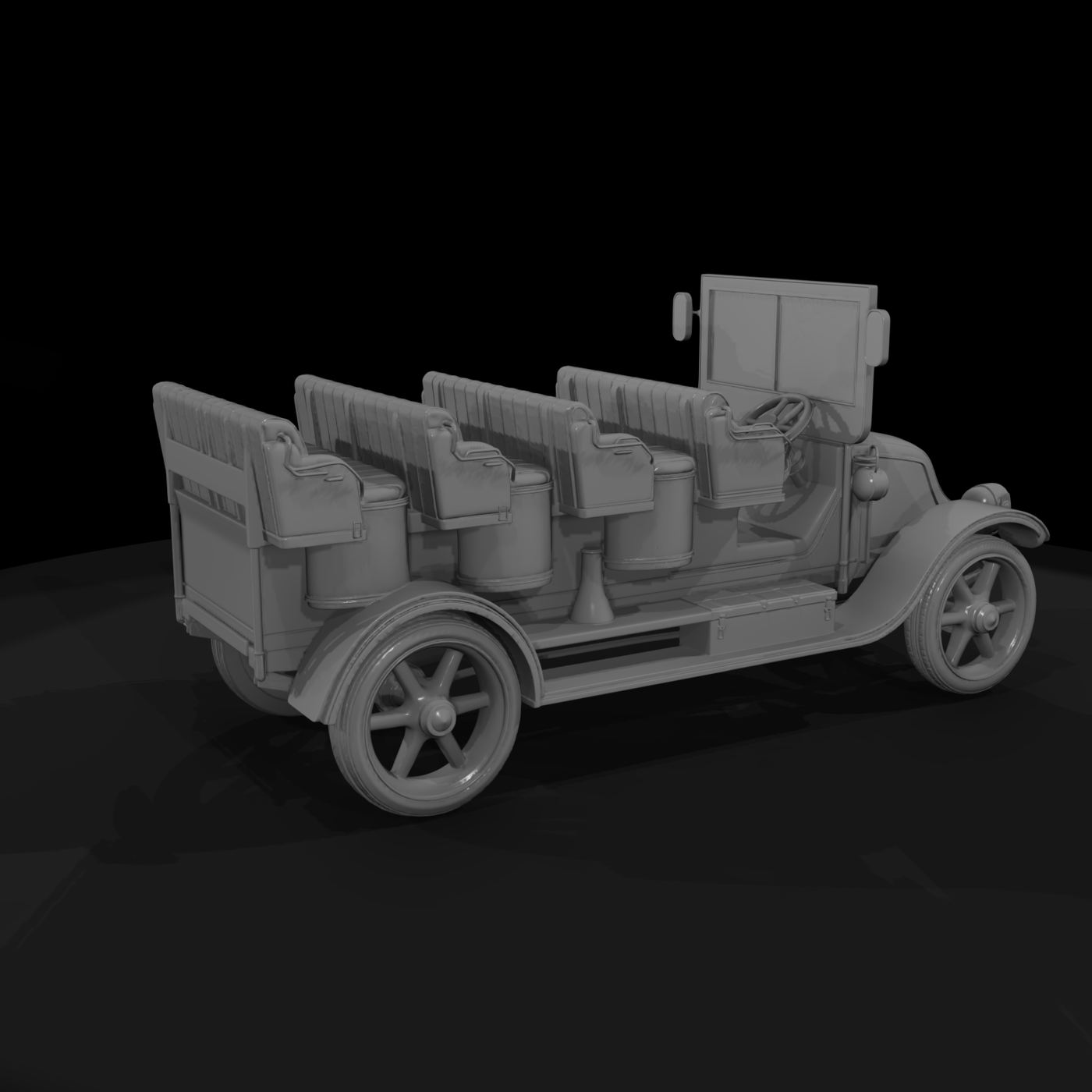 1910s Open-Topped Touring Car