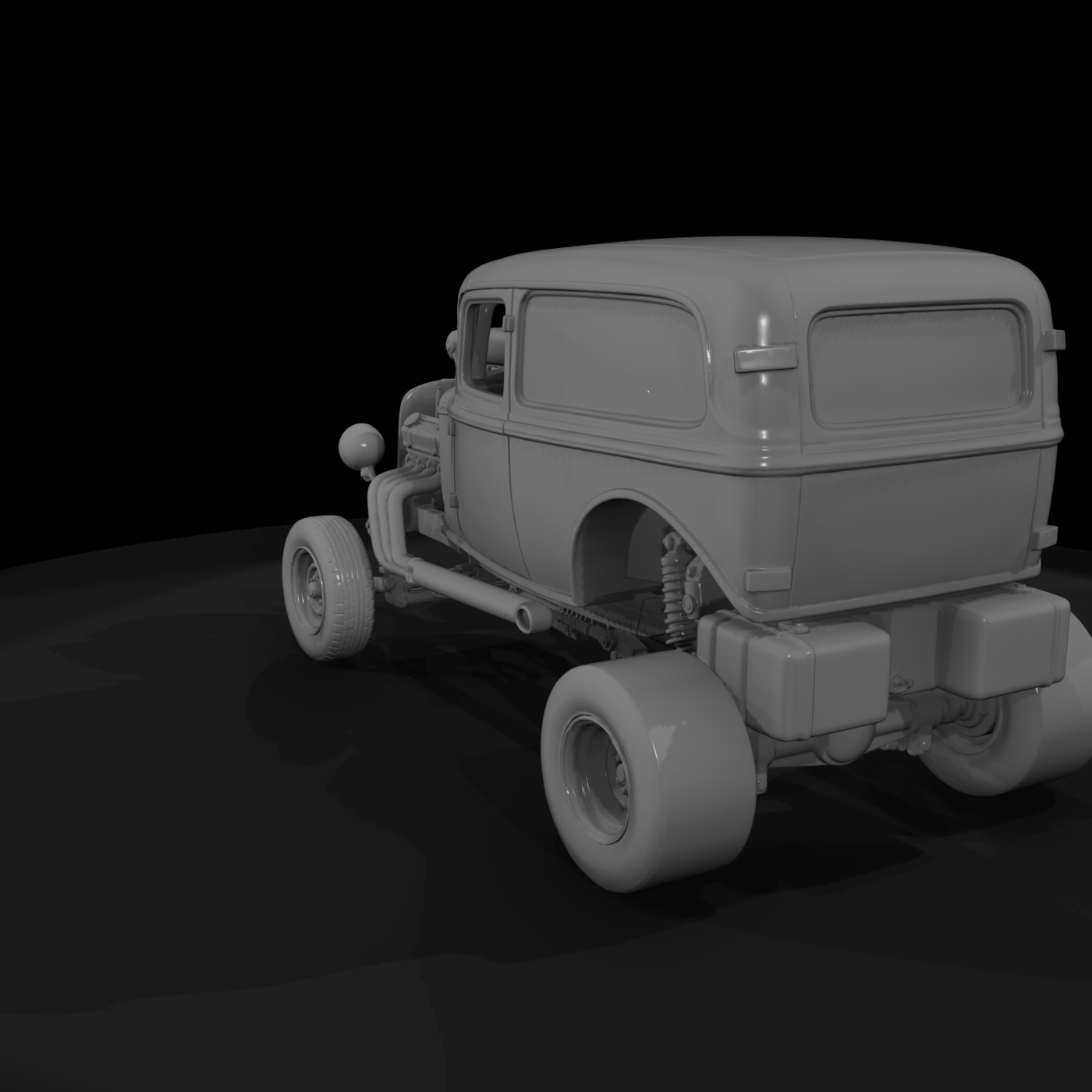 Car 013 Hot Rod Fire Wagon