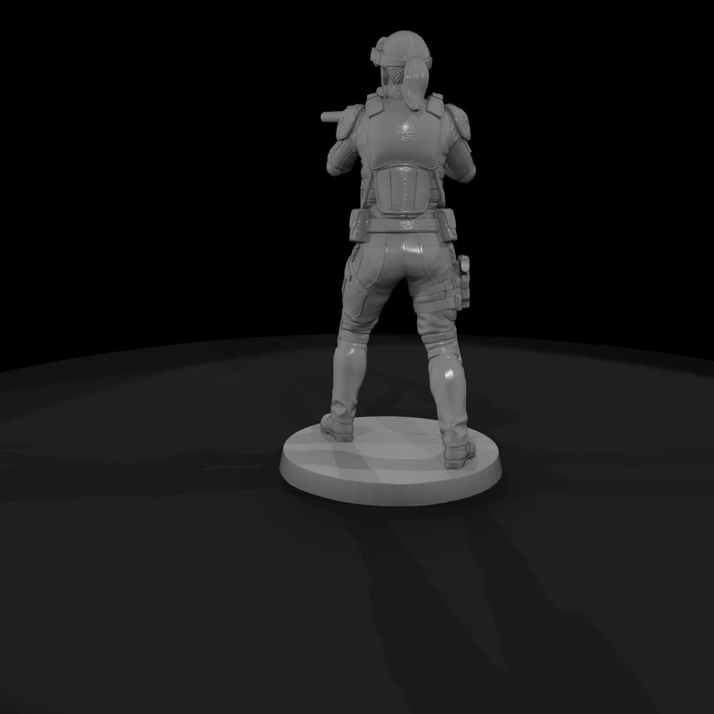 Near-Future Tactical Officer with Carbine