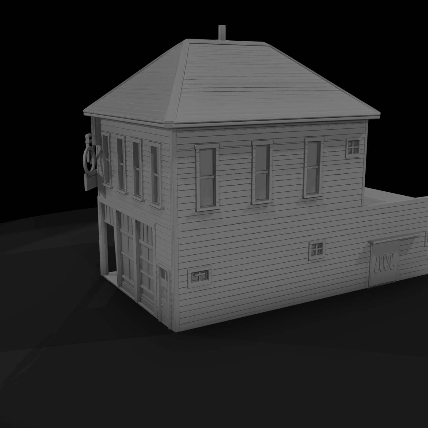 20260612 Model Two Story Corner Shop 14207Cef6D
