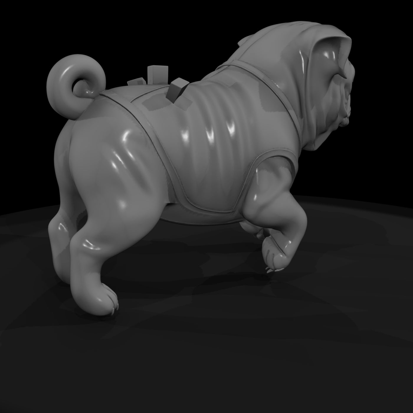 stylized-pug-dog-miniature-133328