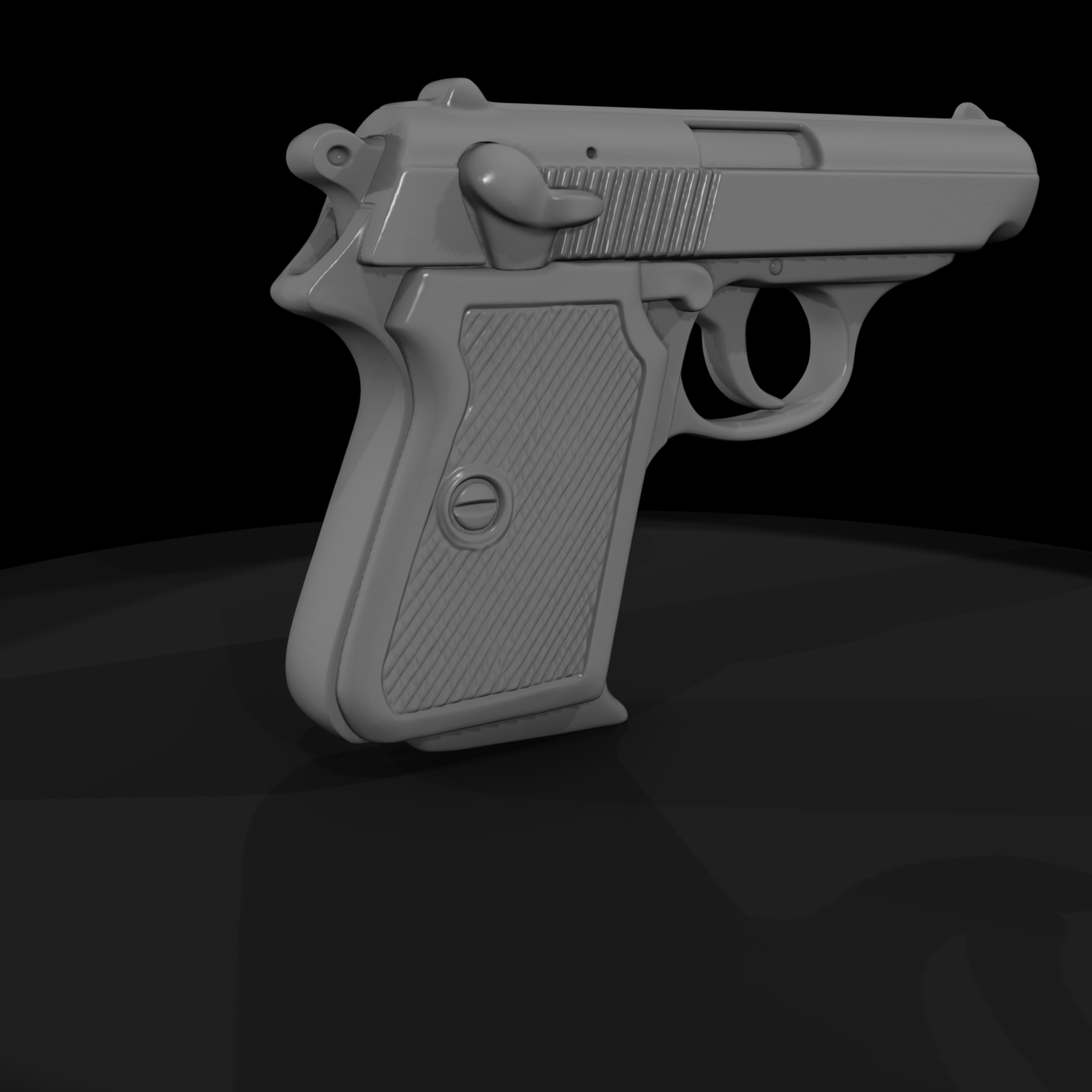 Compact Blowback Service Pistol