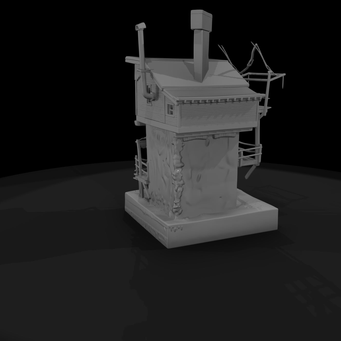 20260612-two-story-weathered-building-model-e65261