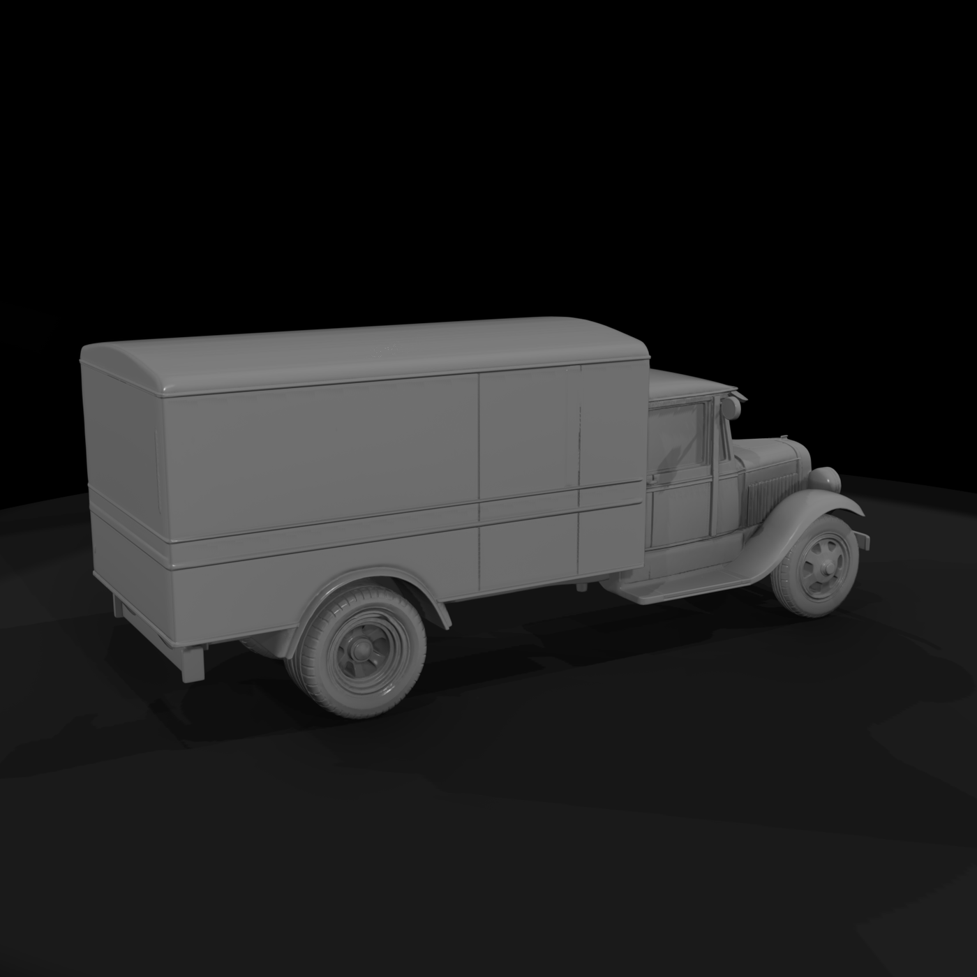 Classic Vintage Box Truck