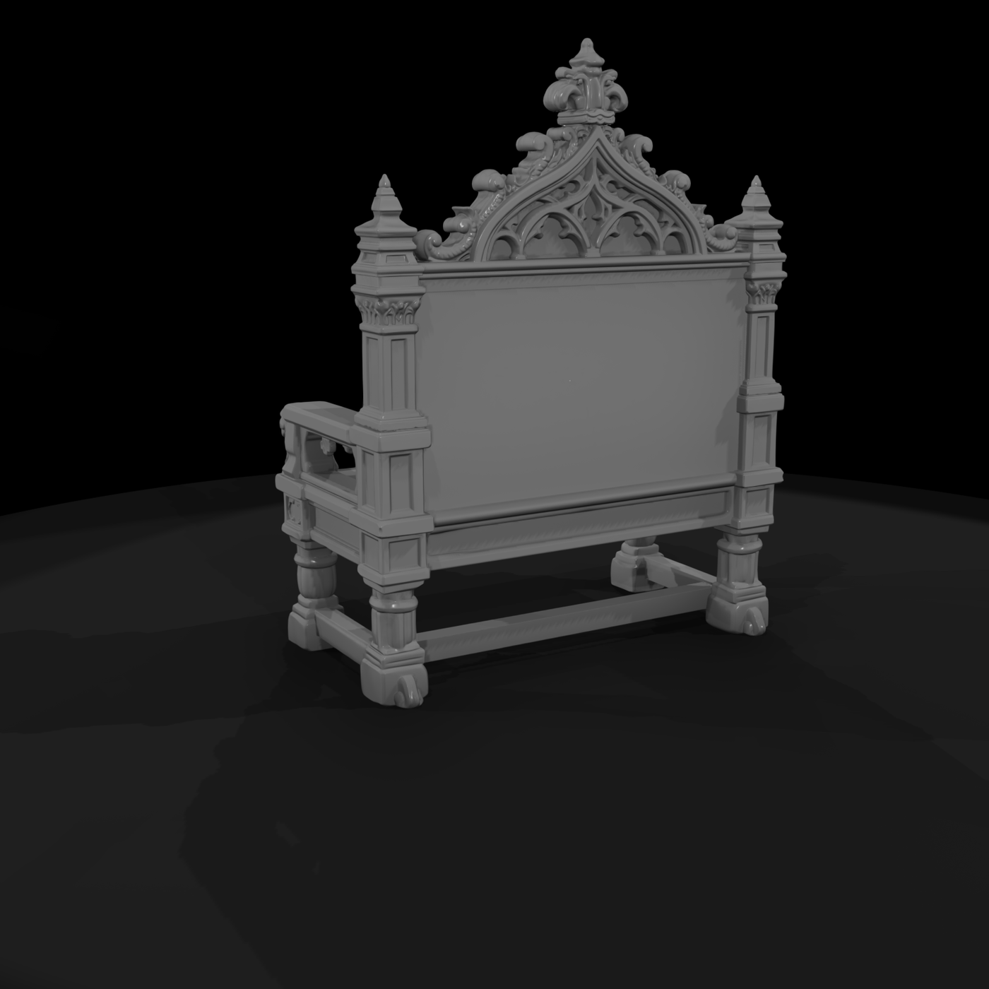 Hitem2 High Back Bench