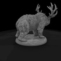 stylized-owlbear-stag-hybrid-tabletop-3d-miniature — thumbnail 5
