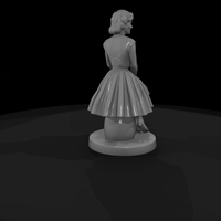 1950s Woman in a Polka-Dot Dress — thumbnail 6