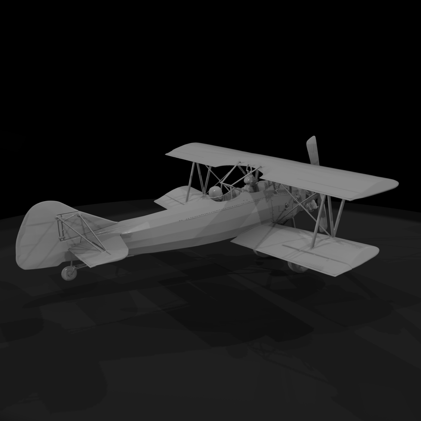 20260612 Vintage Yellow Biplane Flying 86De2C0327