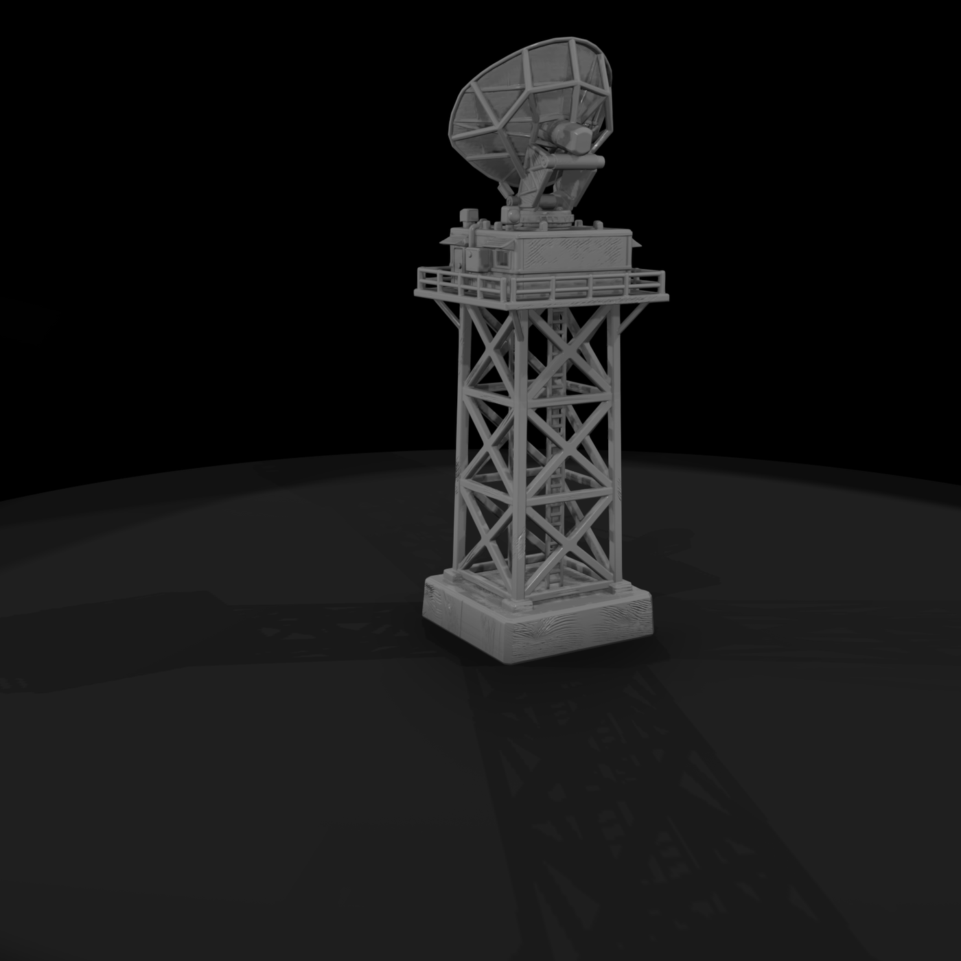 Mil 216 1980S Cold War Radar Tower