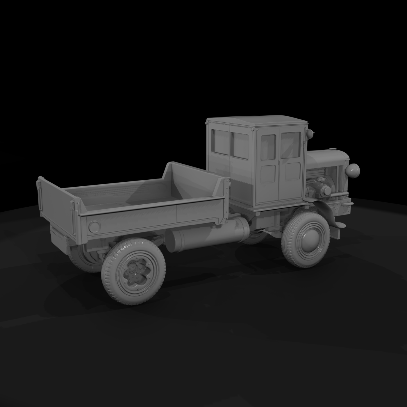 Vintage Industrial Dump Truck