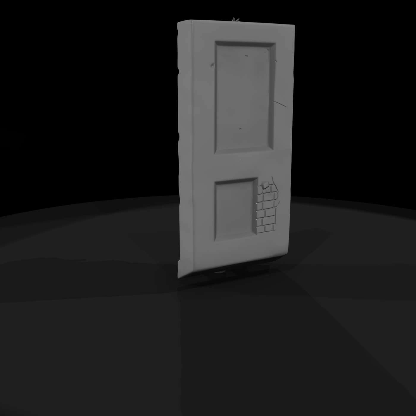 1980s Runaway Teen in Doorway