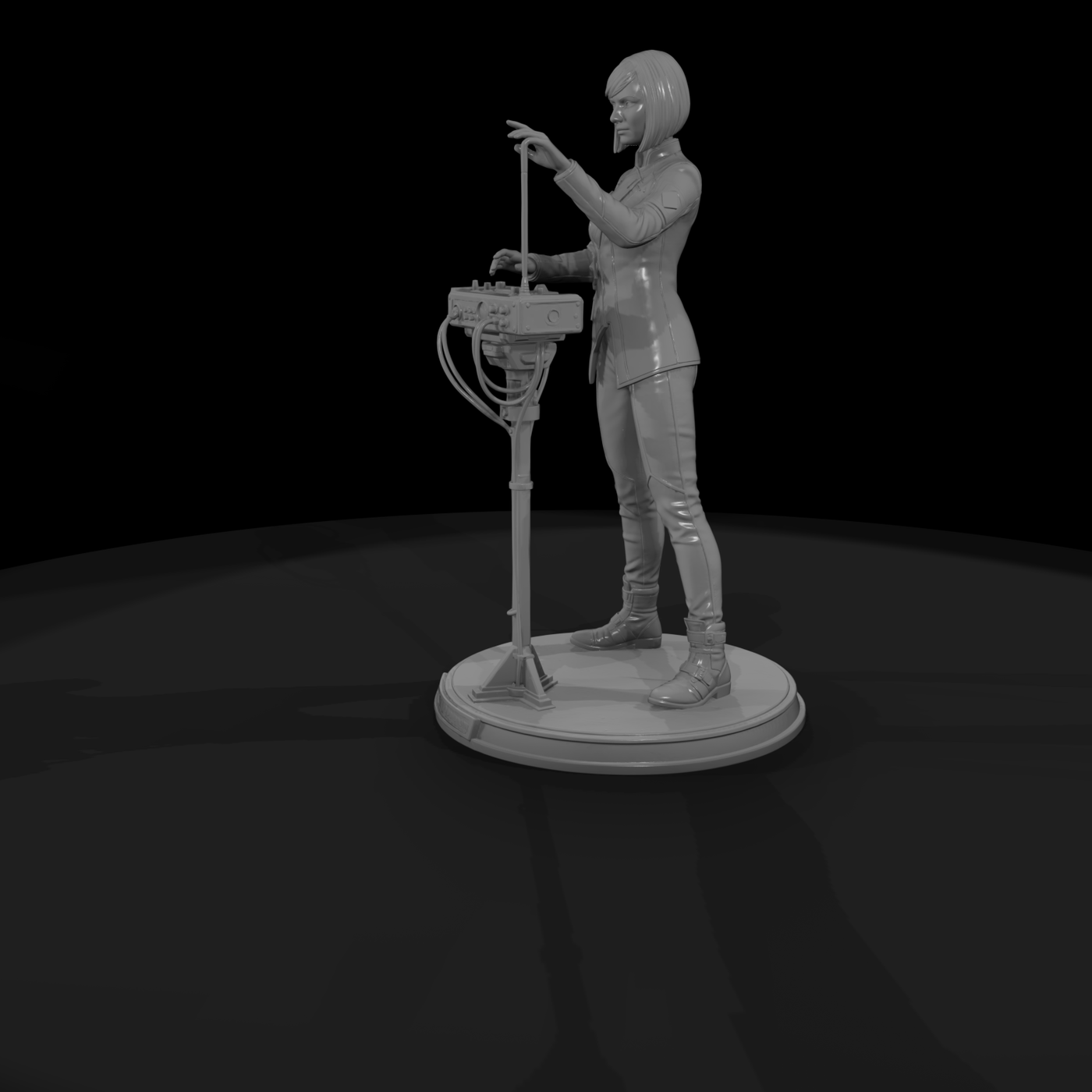 Theremin Player Performing