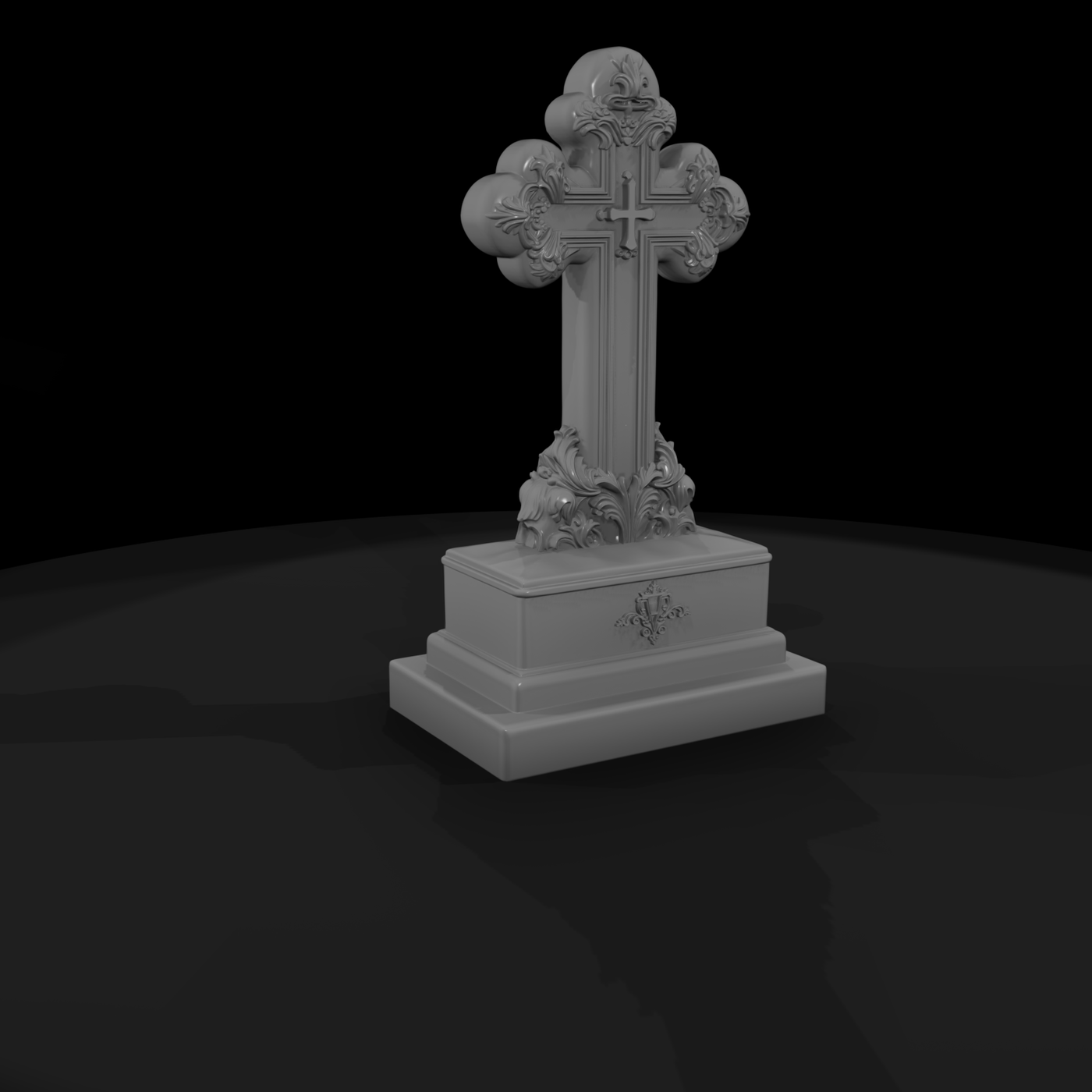 20260612 Ornate Carved Stone Cross F7931B99D5