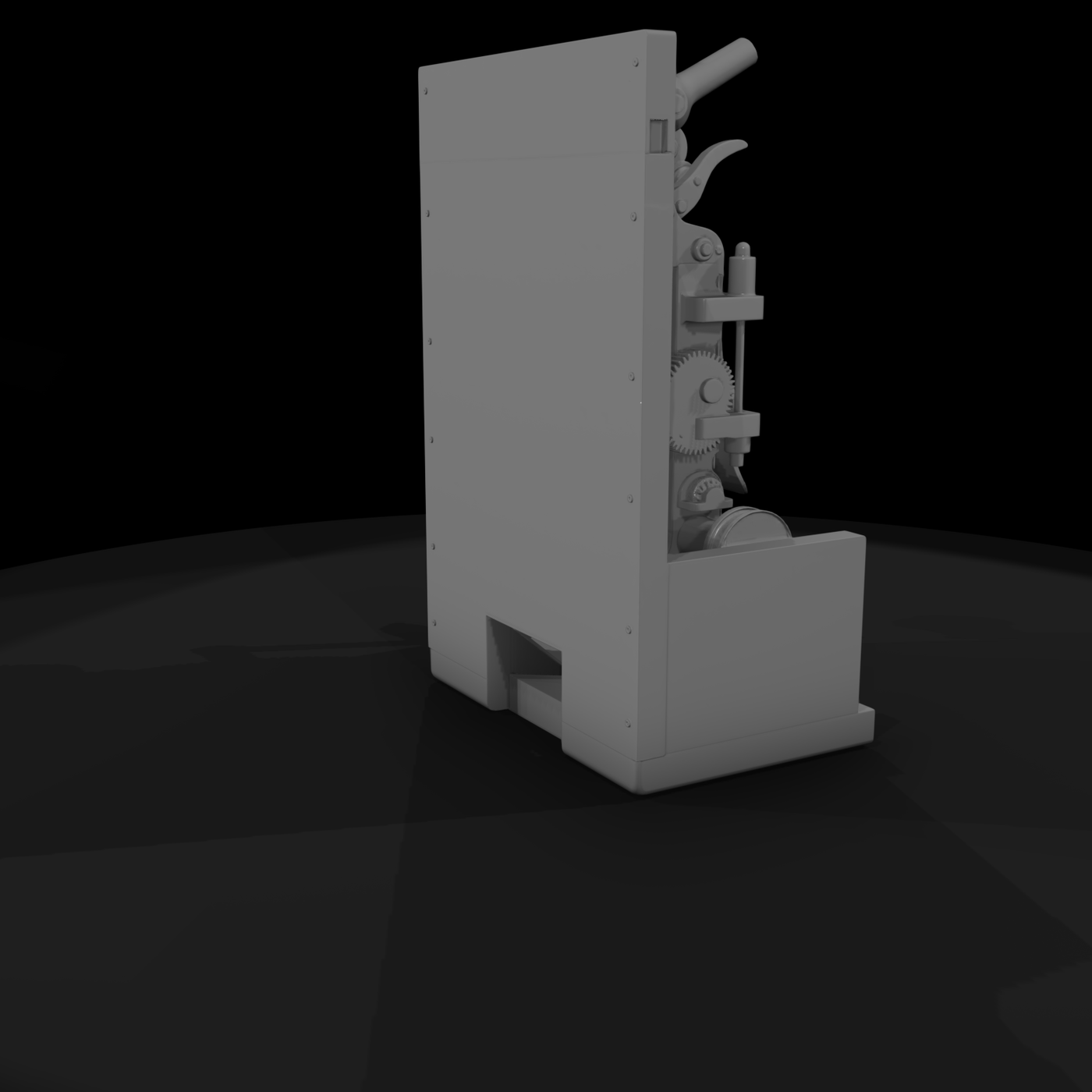 Stylized Vintage Gear Mechanism